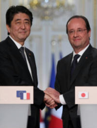 Shinzo Abe - François Hollande